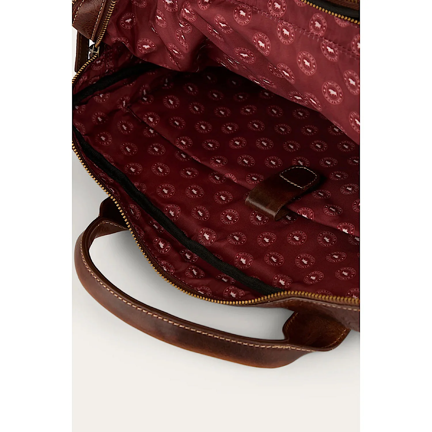 Ringers Western Toro Briefcase - Cognac - Image 4
