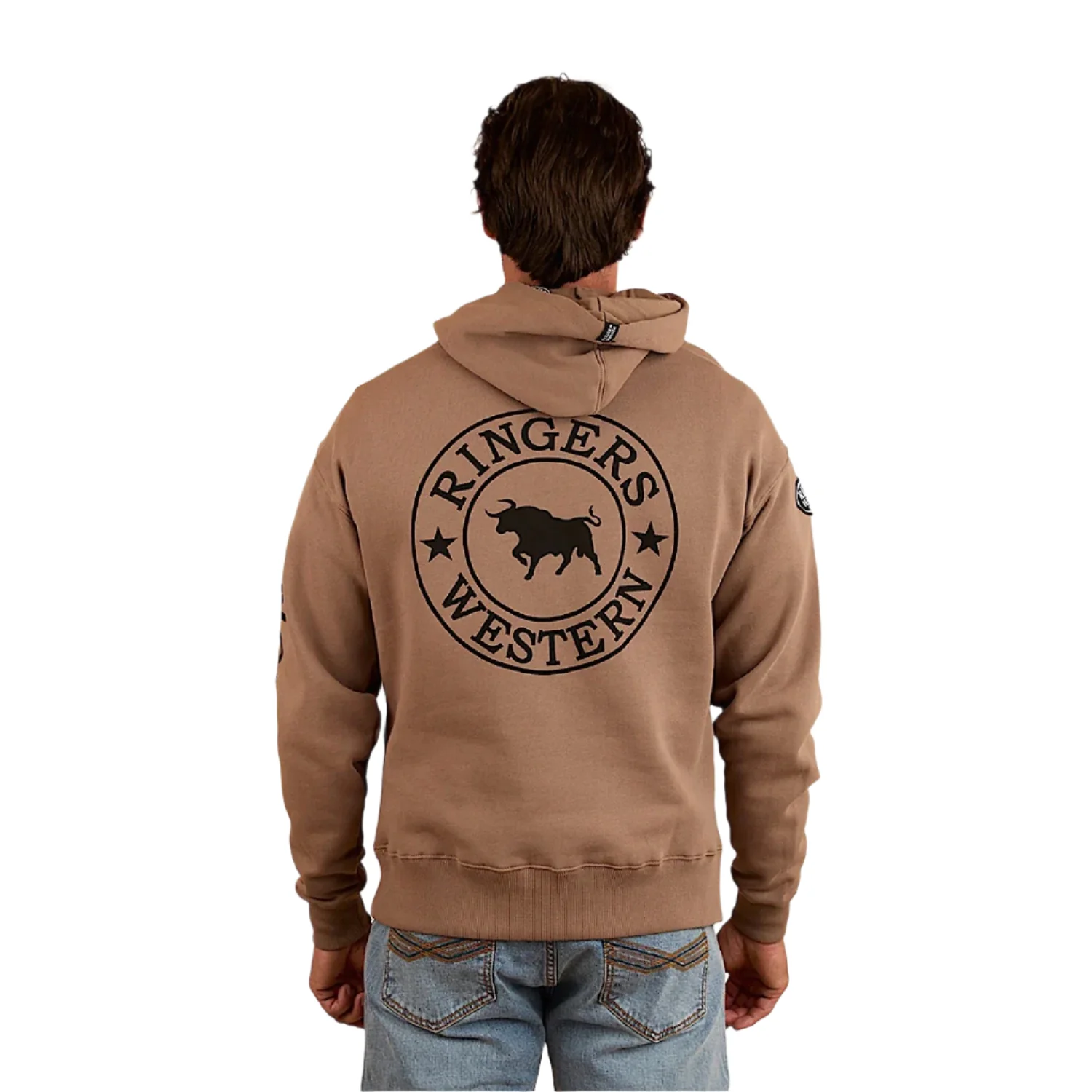 Ringers Western Unisex KNX Oversized Hoodie - Camel - Image 4