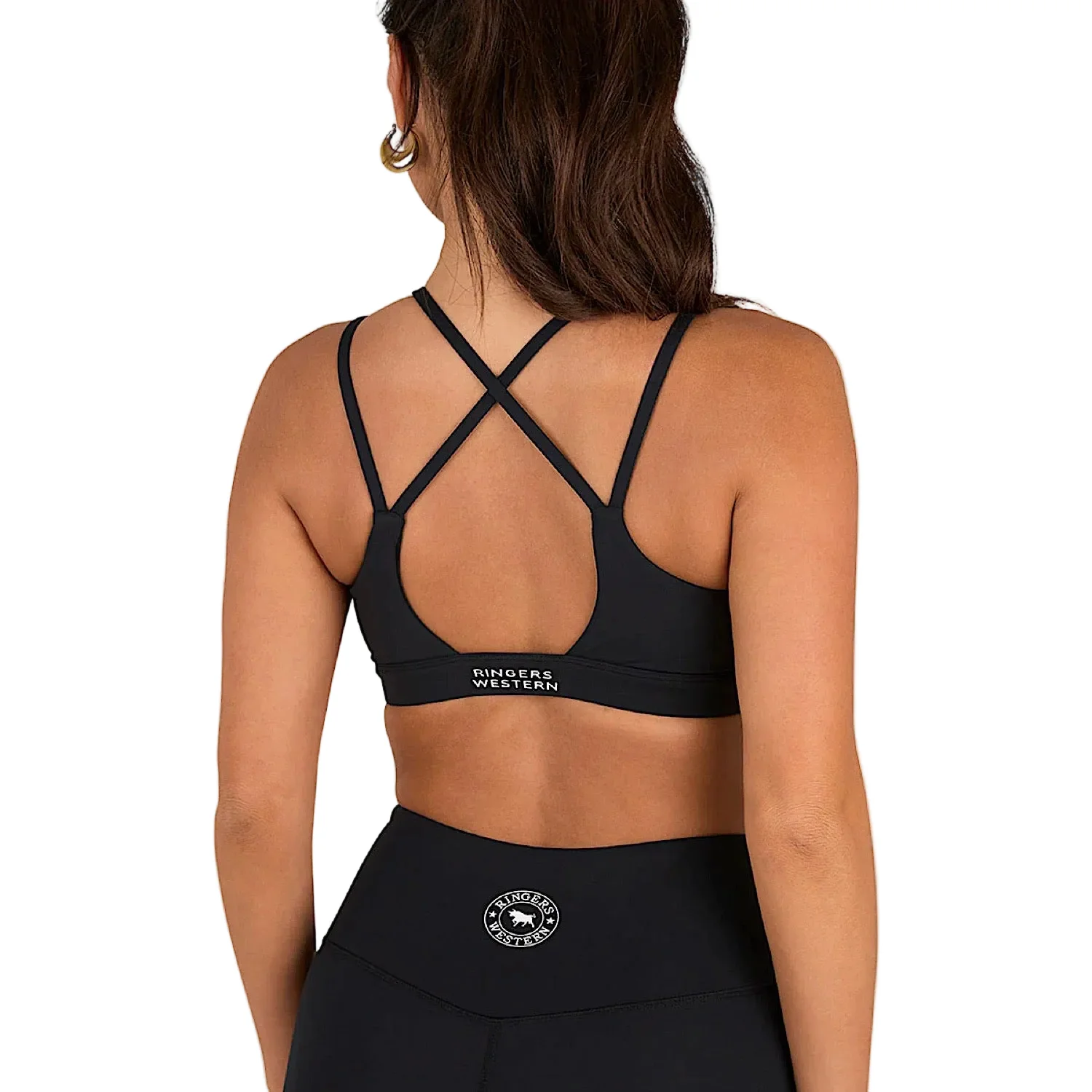 Ringers Western Women's Anikafit Signature Crop - Black - Image 3