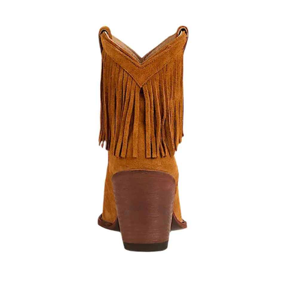 Ringers Western Women's Brittany Boot - Cognac Suede - Image 3
