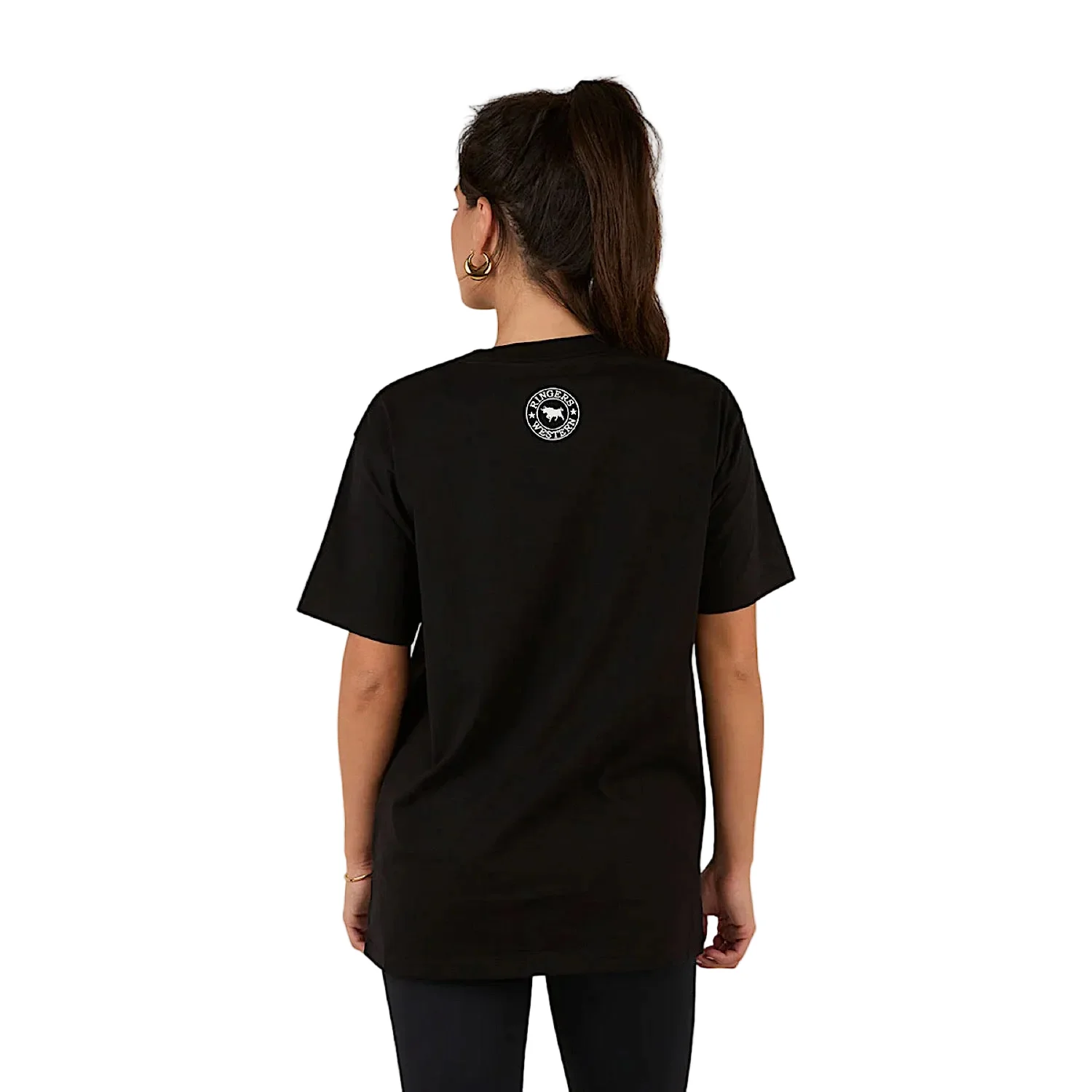 Ringers Western Women's Division Oversized Sport T-Shirt - Black - Image 2