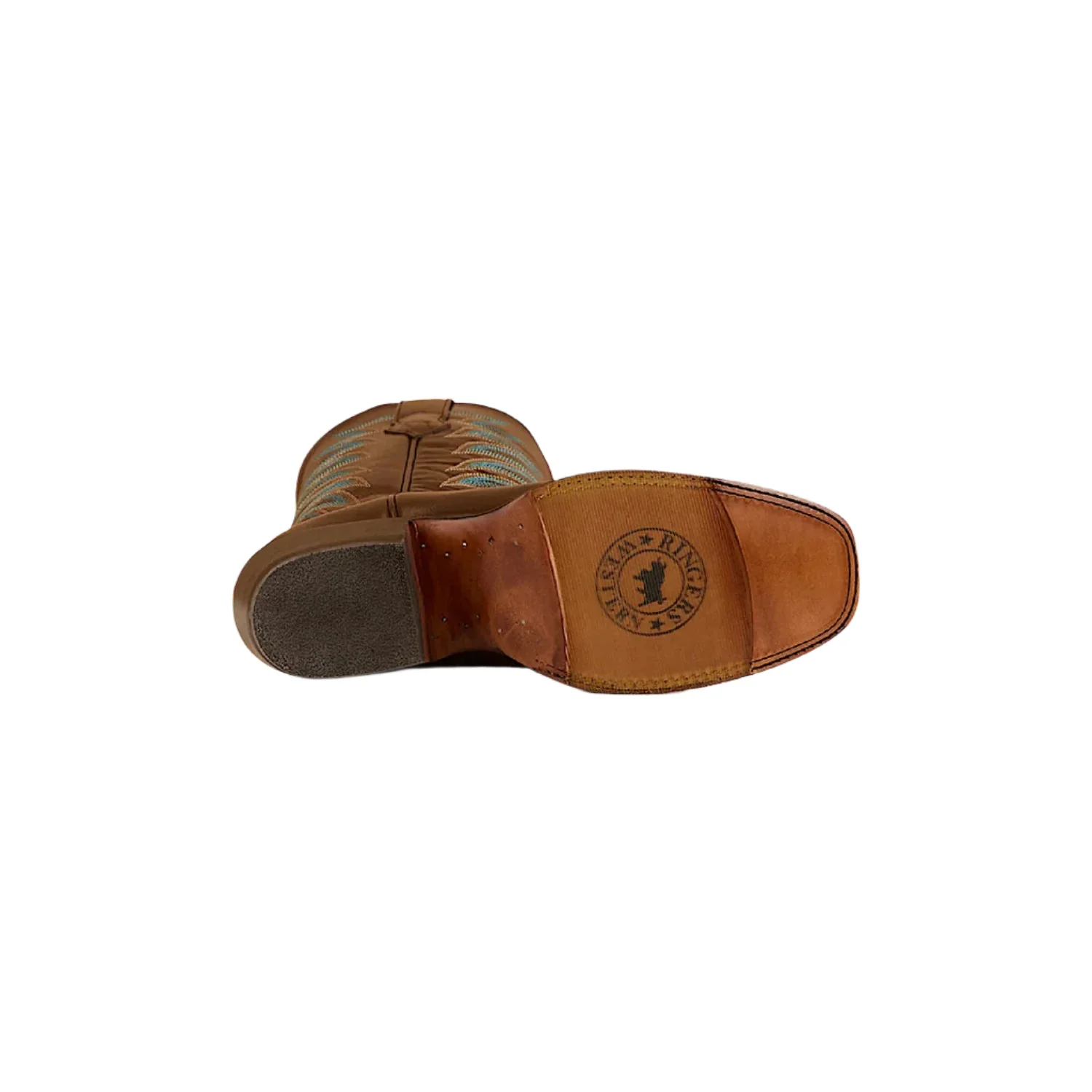 Ringers Western Women's Longreach Cuban Heel Boot - Saddle Tan - Image 2