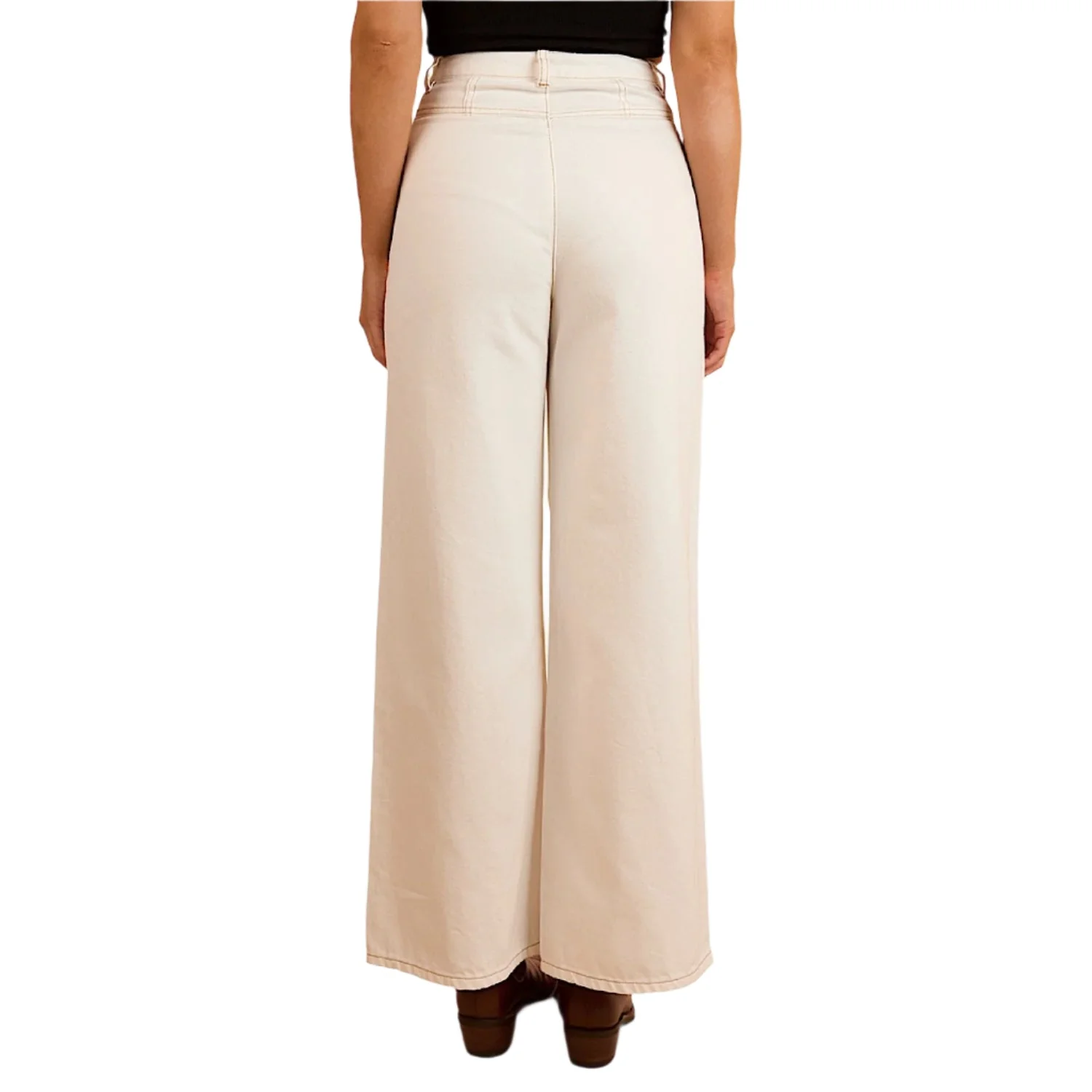 Ringers Western Women's Milani Wide Leg Pant - Off White - Image 3