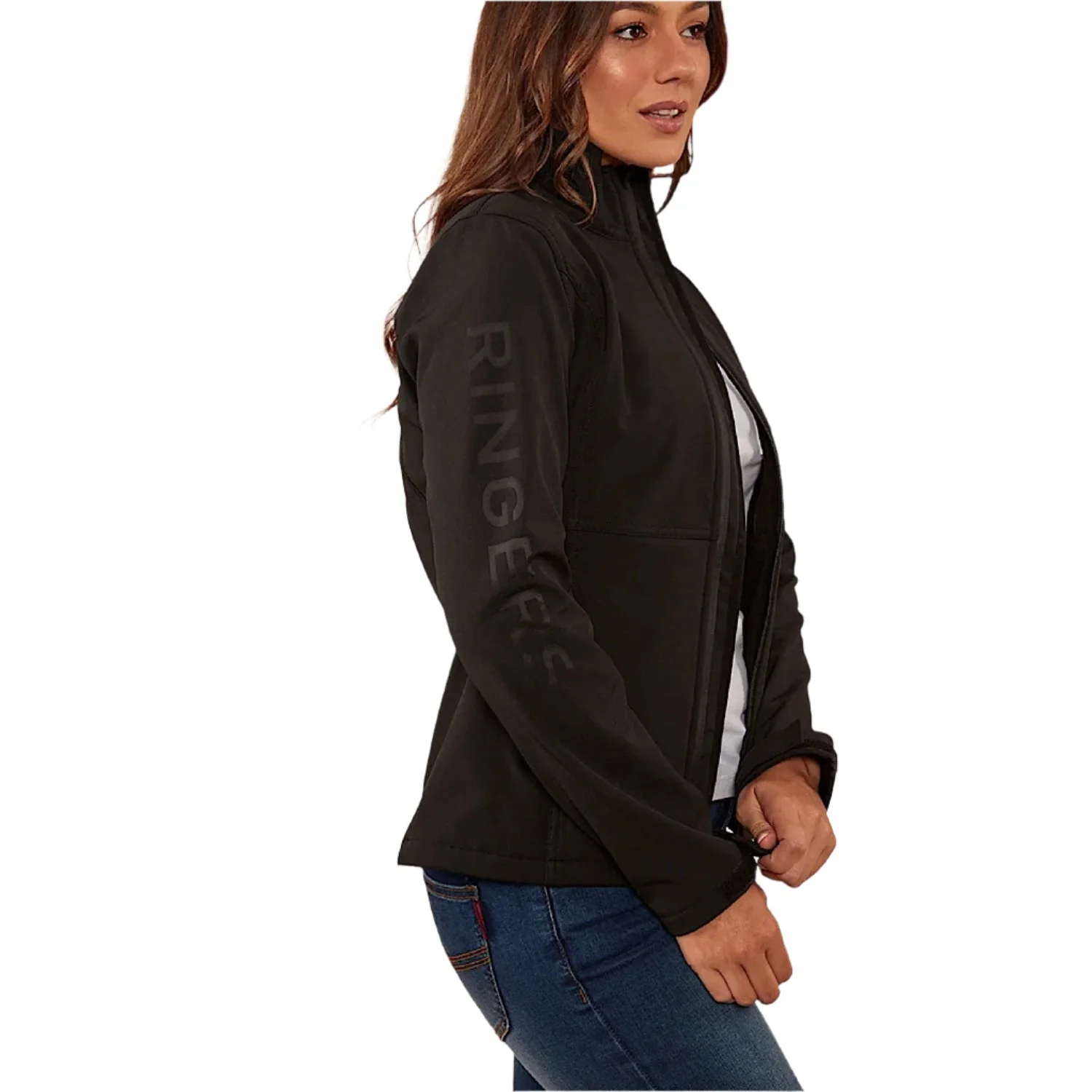 Ringers Western Women's Nowra Windbreaker - Black - Image 3