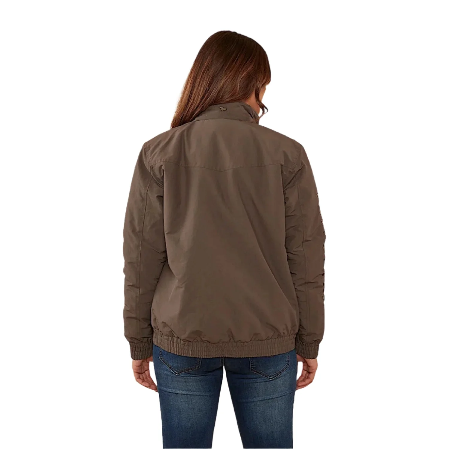 Ringers Western Women's Tesbury Jacket - Brown / Military Green - Image 2