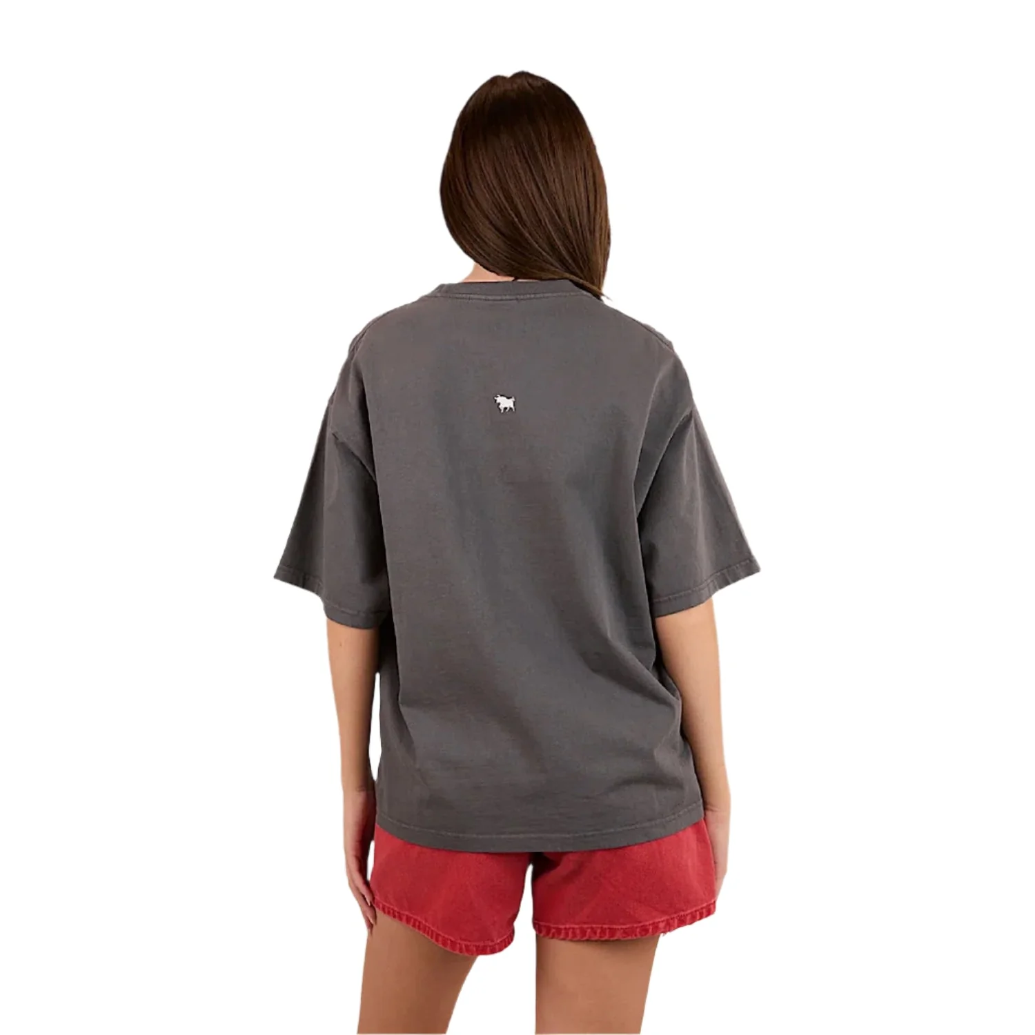 Ringers Western Women's Wild Eyes Oversized Tee - Washed Black - Image 2