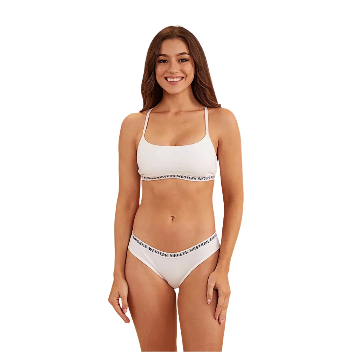 Ringers Western Women's Zoe Crop Top - White