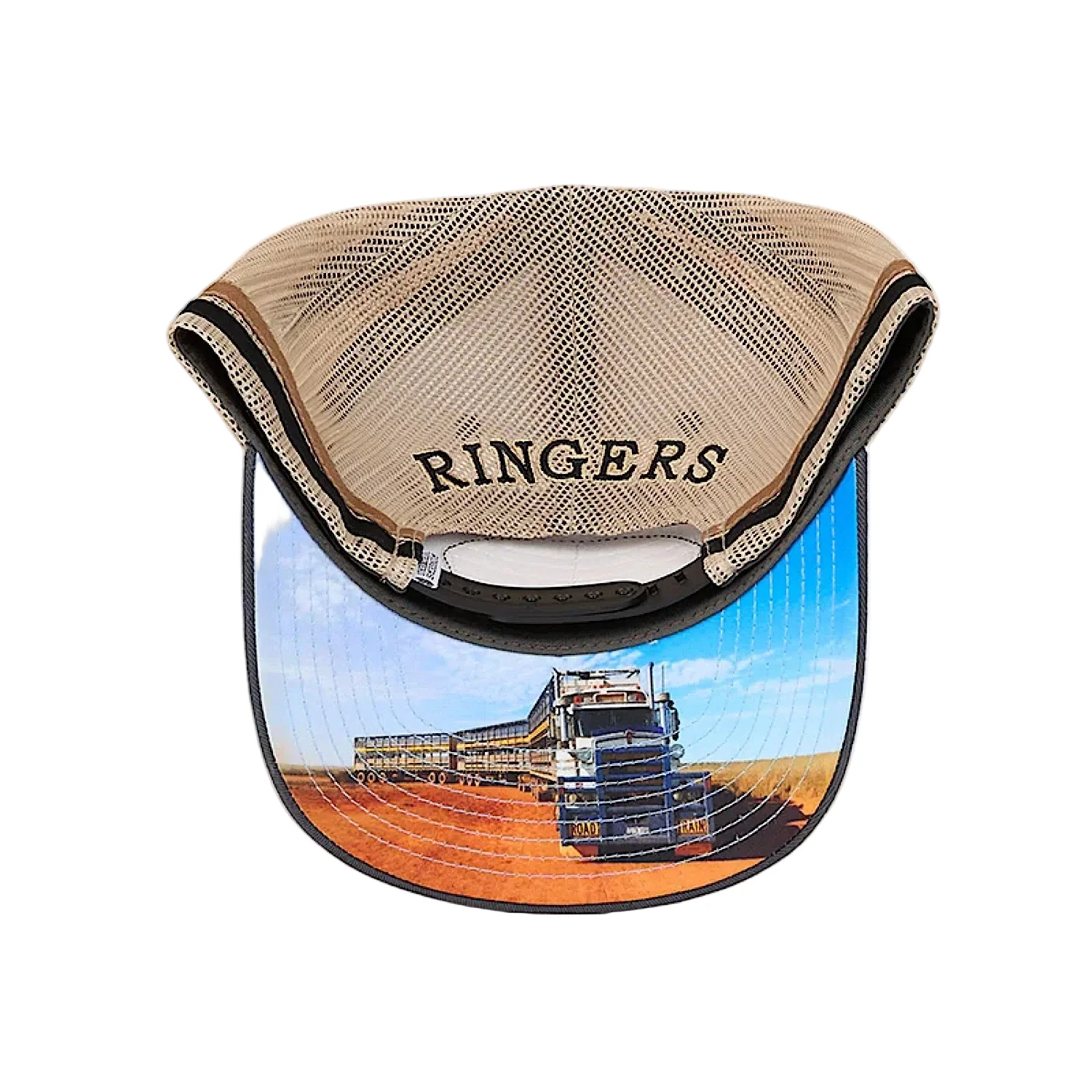 Ringers Western Workhorse Deep Fit Trucker Cap - Clay/Black - Image 4