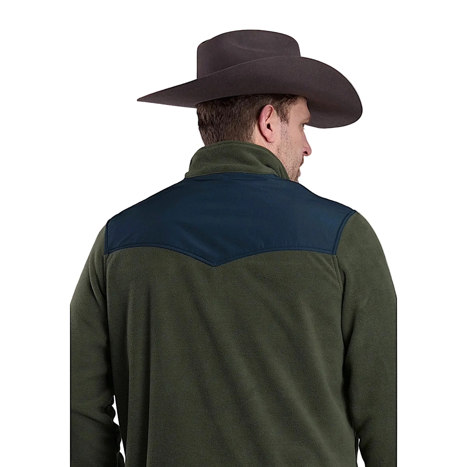 Roper Men's Fleece Pullover - Green - Image 2