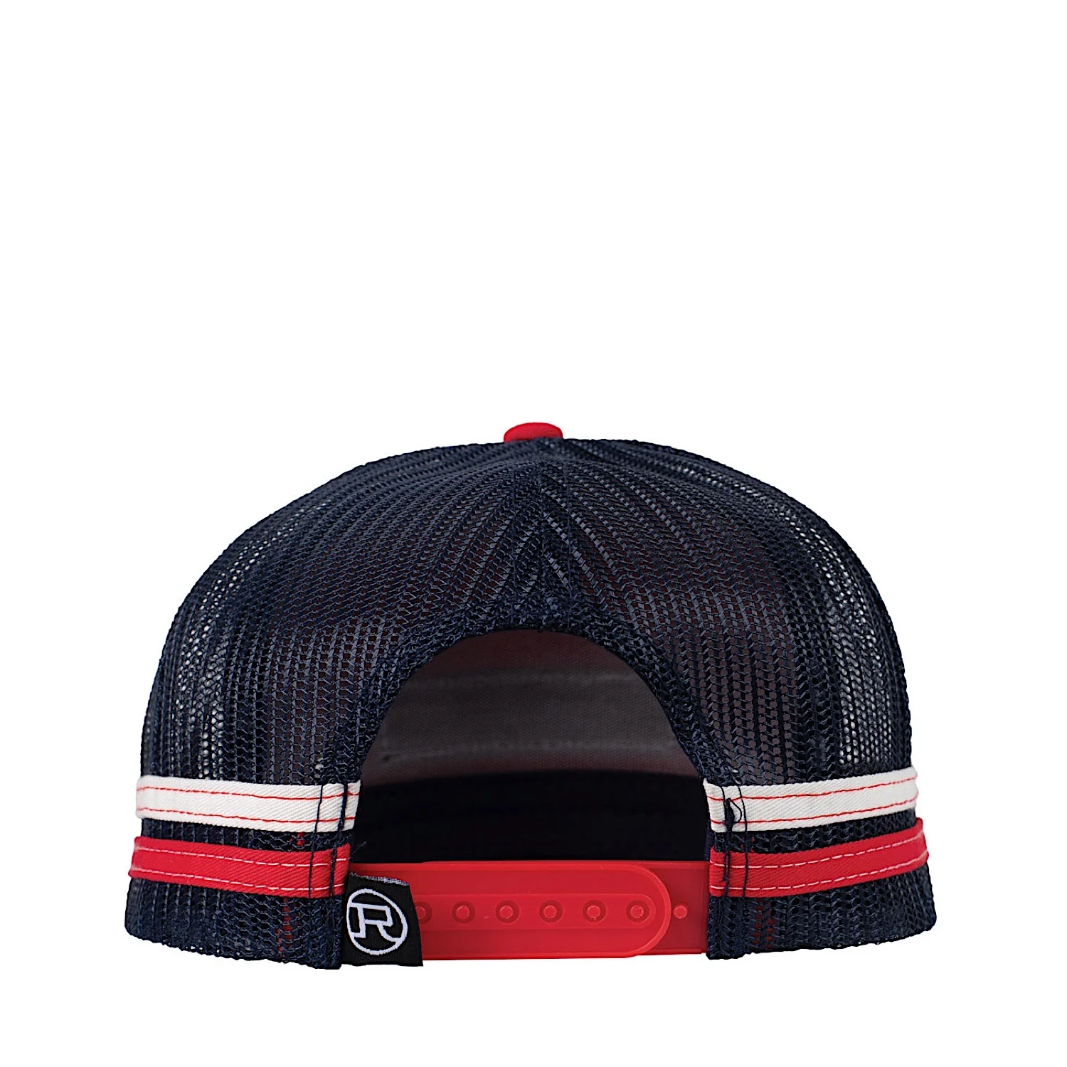Roper Patch Trucker Cap - Navy/Red - Image 2