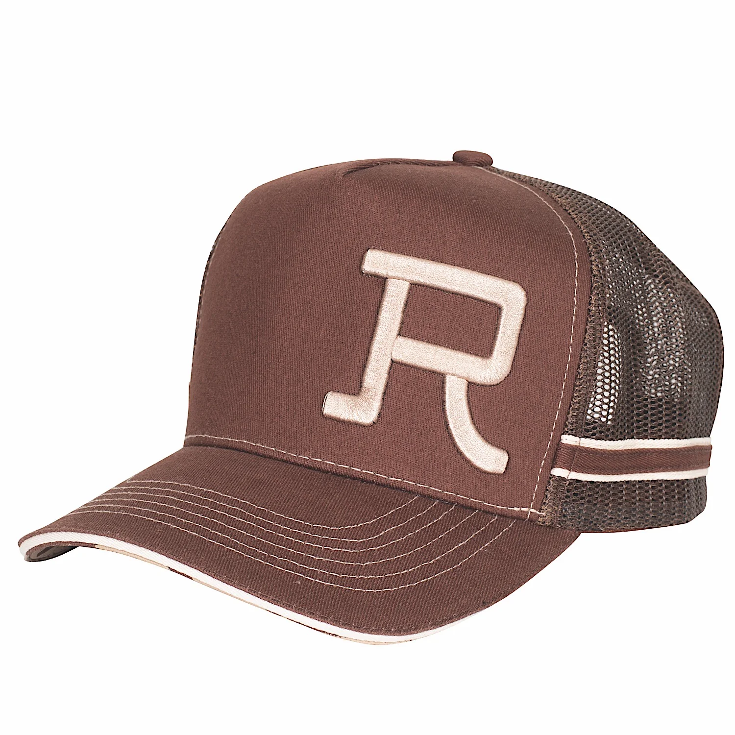 Roper Trucker Cap - Chocolate / Stone