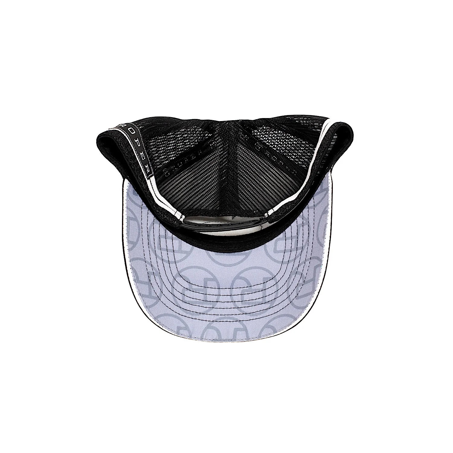 Roper Trucker Cap - Plaid Black - Image 3