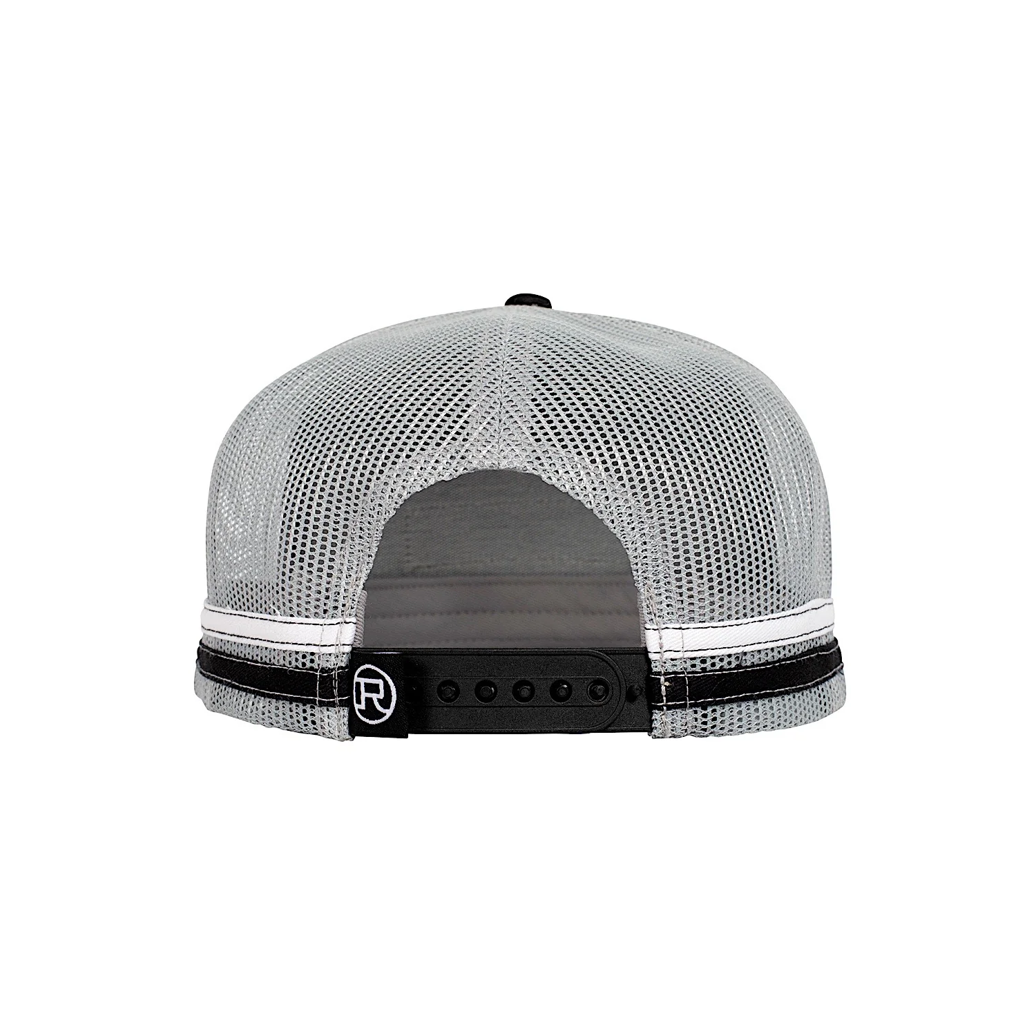 Roper Leather Logo Truckers Cap - Black - Image 2