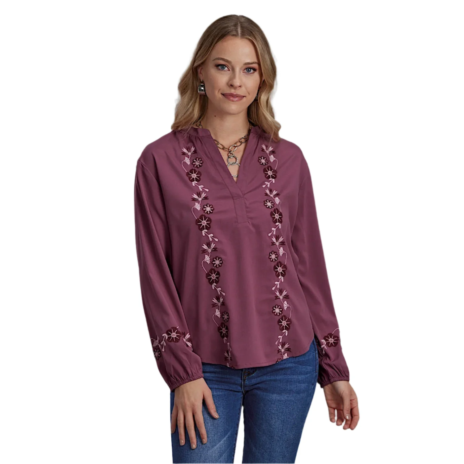 Roper Women's Five Star Collection Blouse - Mauve