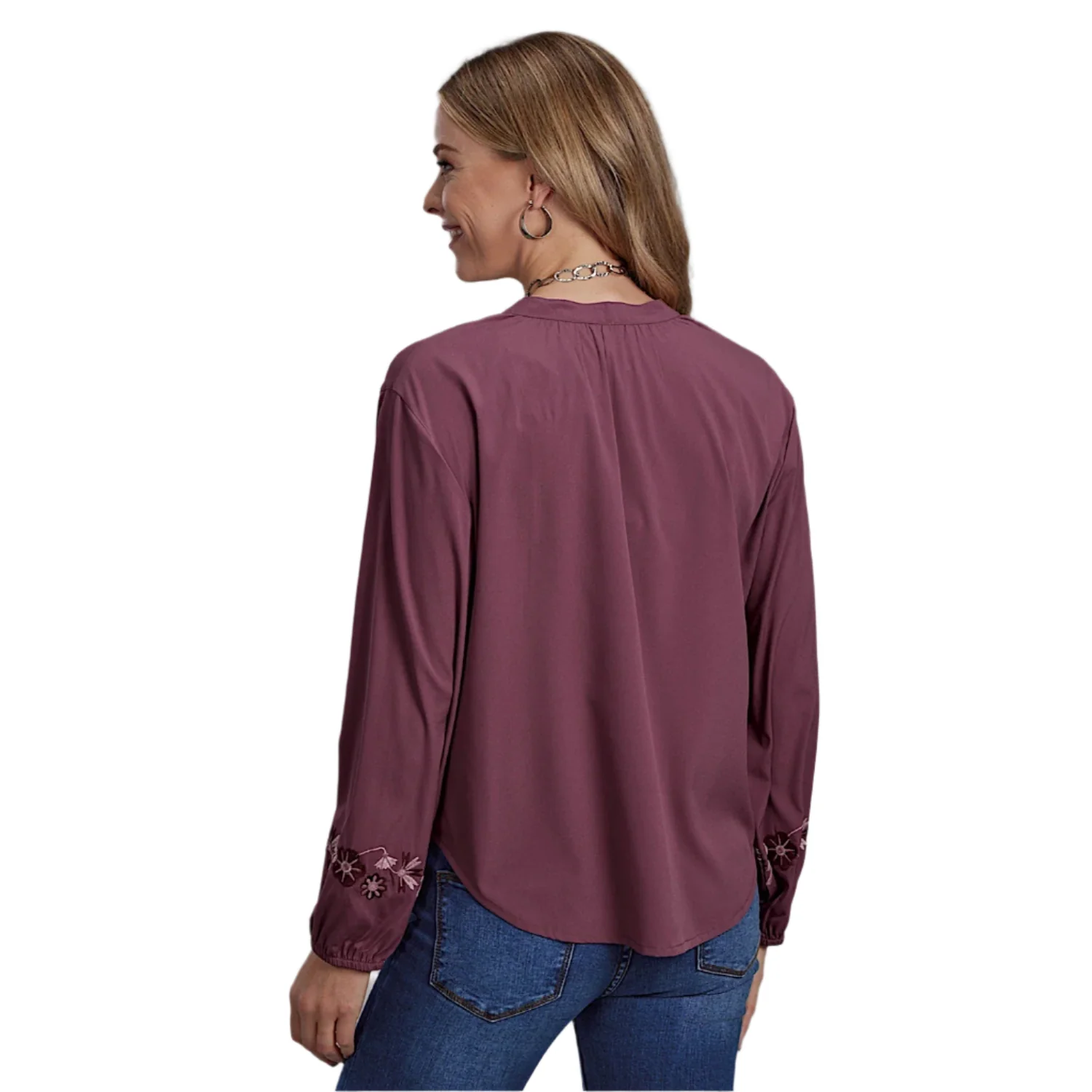 Roper Women's Five Star Collection Blouse - Mauve - Image 2