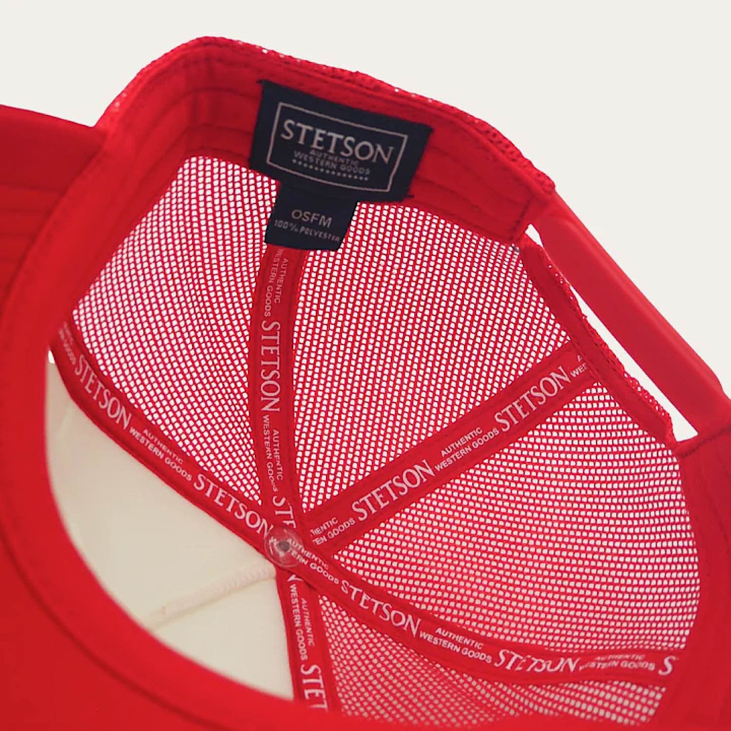 Stetson Classic Trucker Cap - Red - Image 3