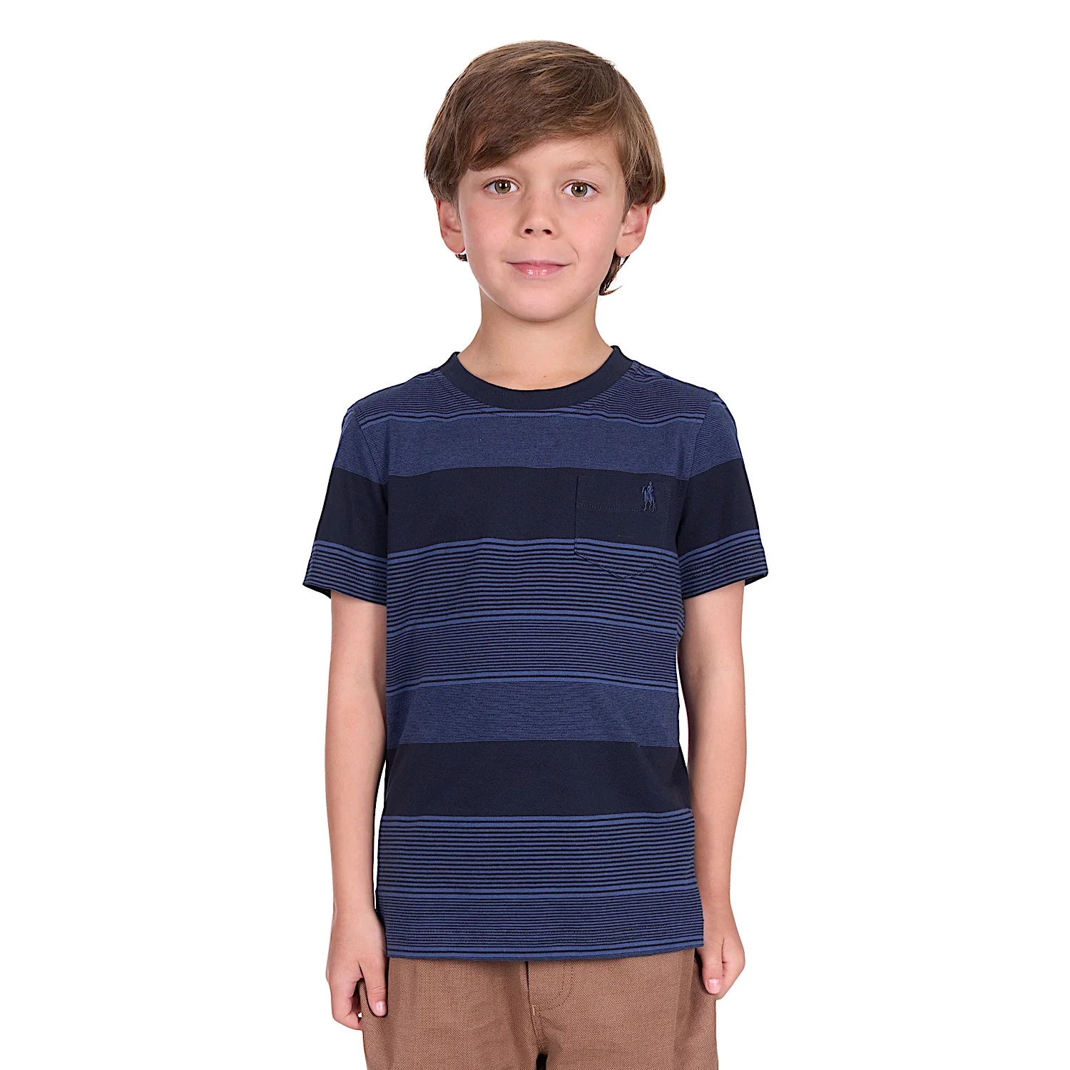 Thomas Cook Boy's Edward Tee - Navy/Blue Ocean