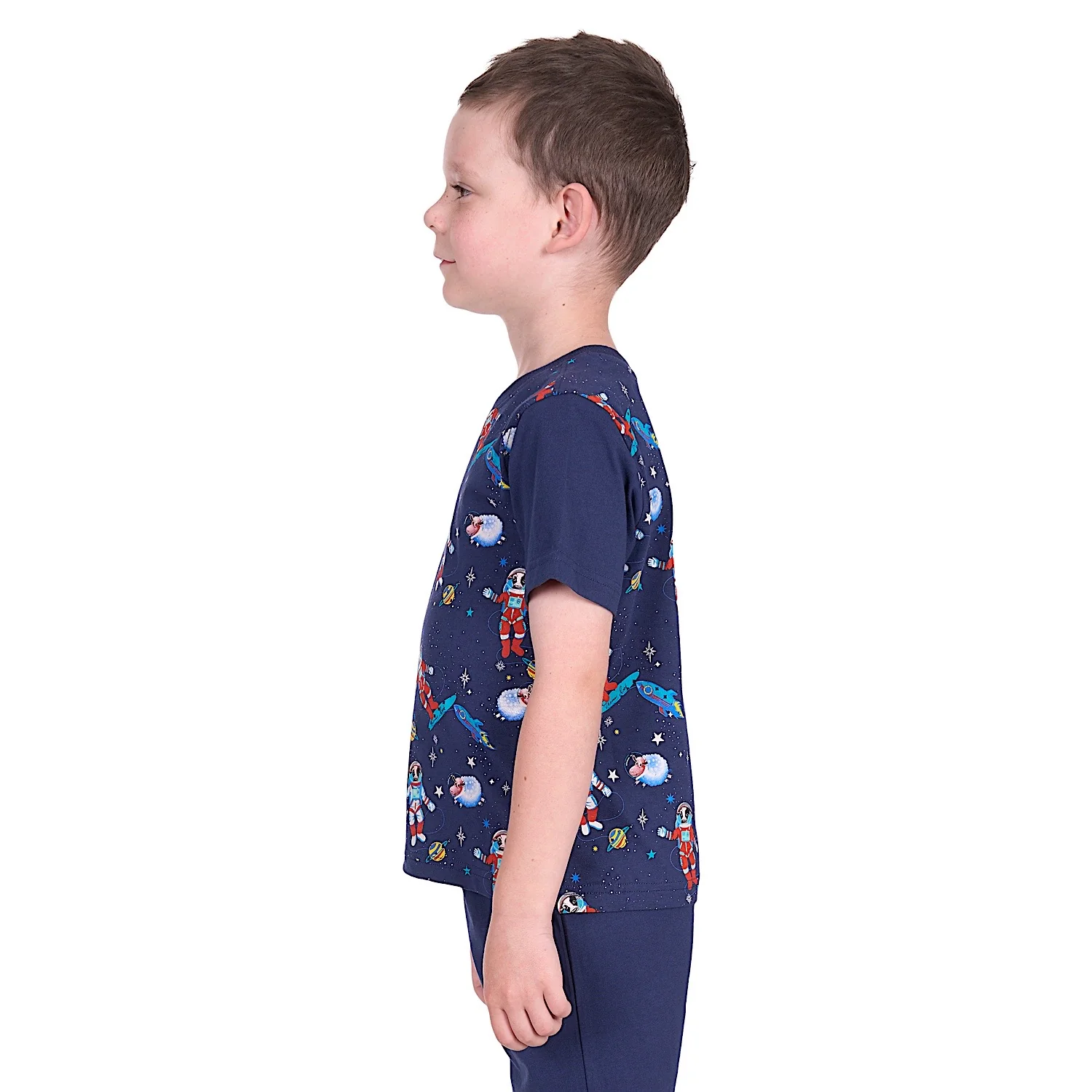 Thomas Cook Boy's Galaxy PJs - Navy - Image 2