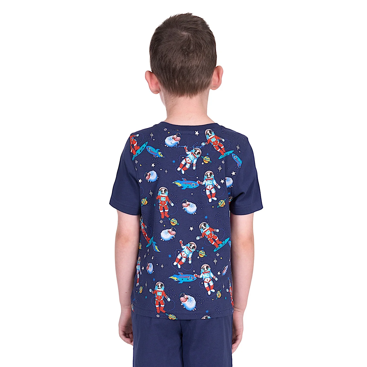 Thomas Cook Boy's Galaxy PJs - Navy - Image 3