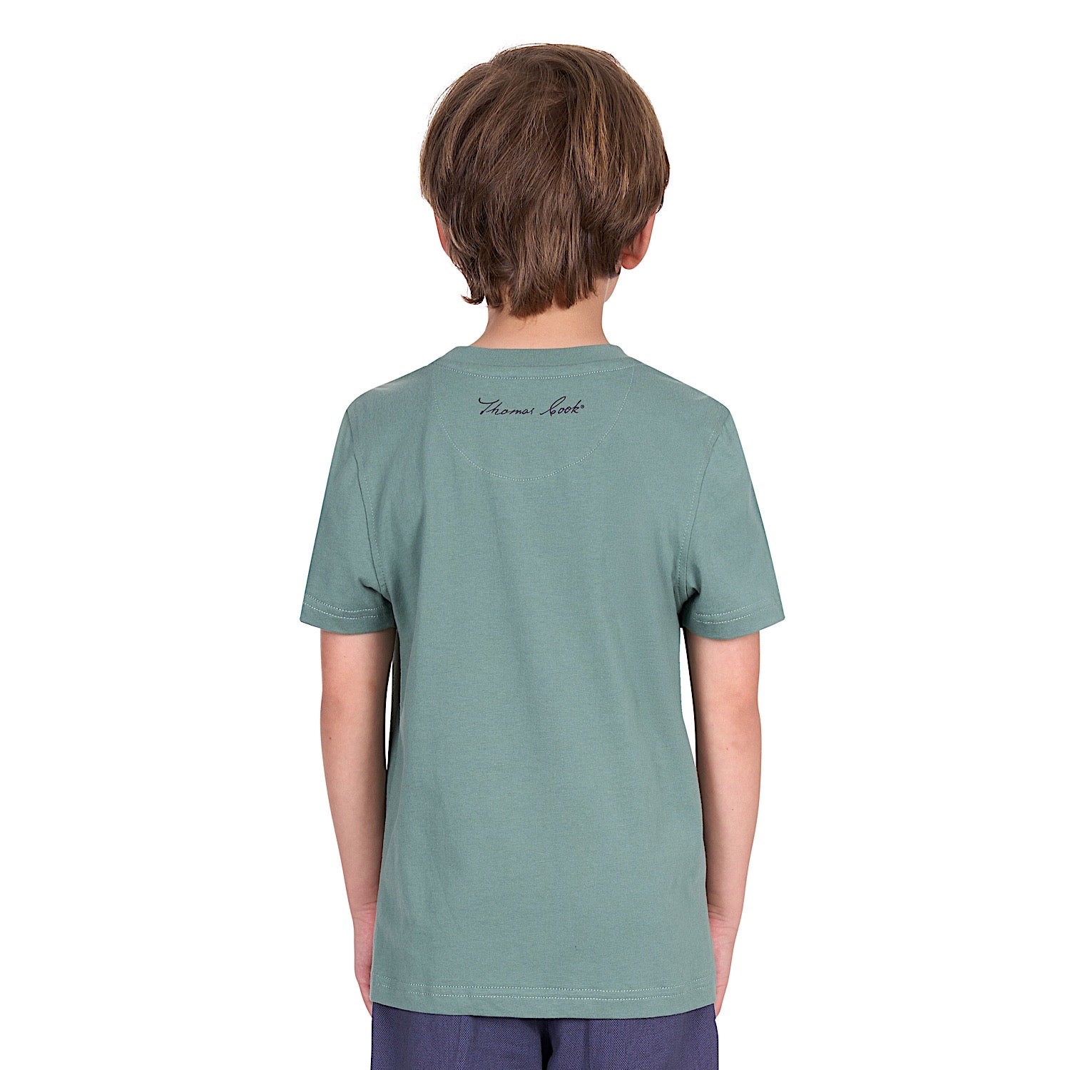 Thomas Cook Boy's Nathan Tee - Sage - Image 3