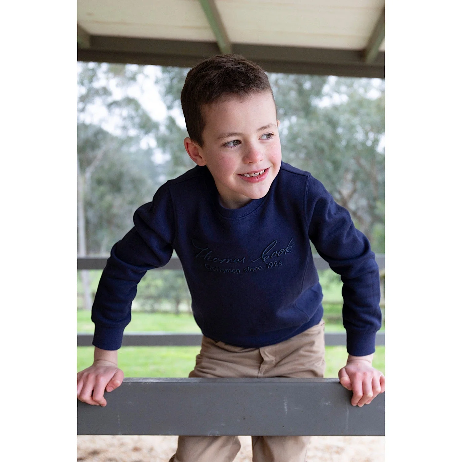 Thomas Cook Boy's Thomas Crew - Navy - Image 4