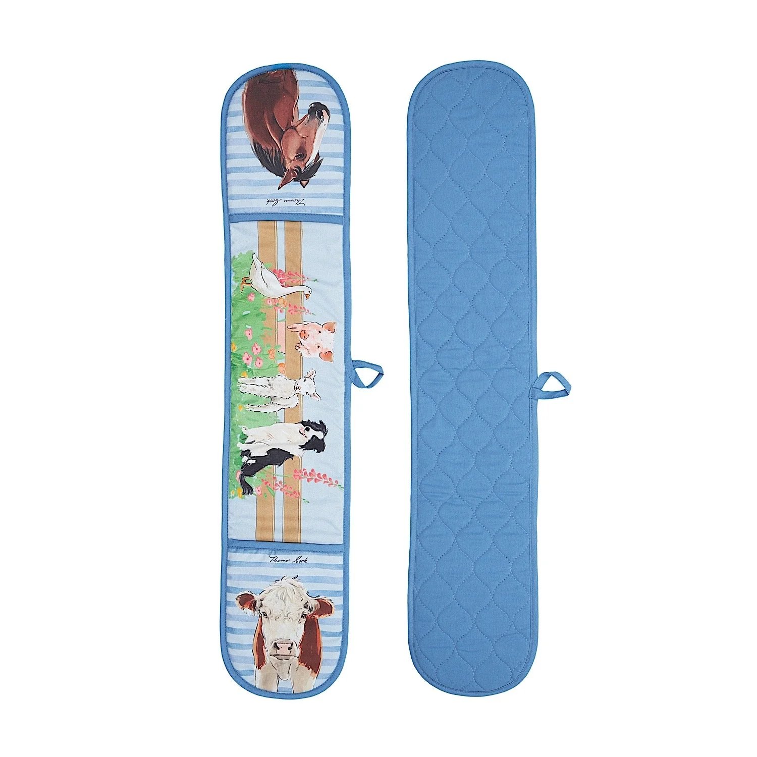 Thomas Cook Double Oven Glove - Light Blue (Farm Friends) - Image 3