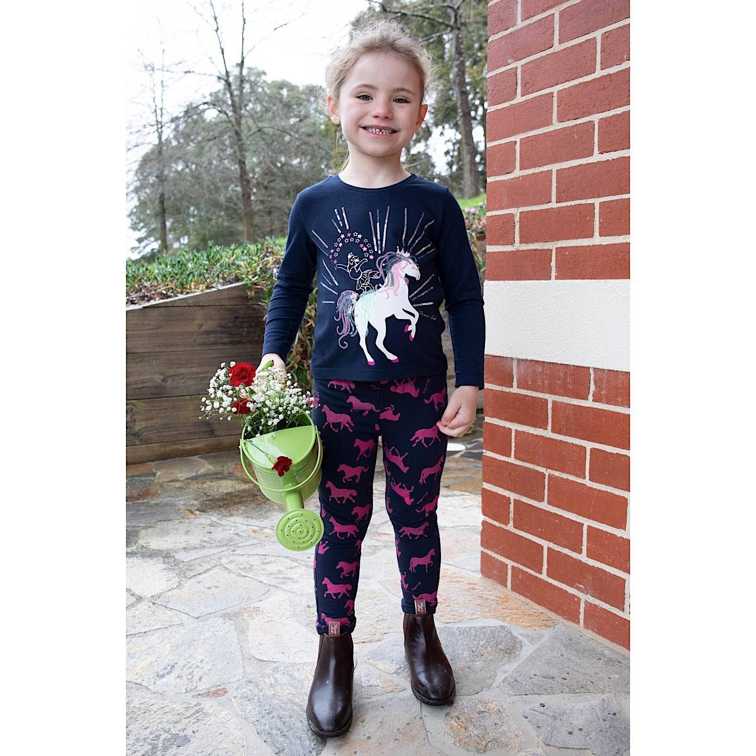 Thomas Cook Girls Amelia Legging Navy - Image 2