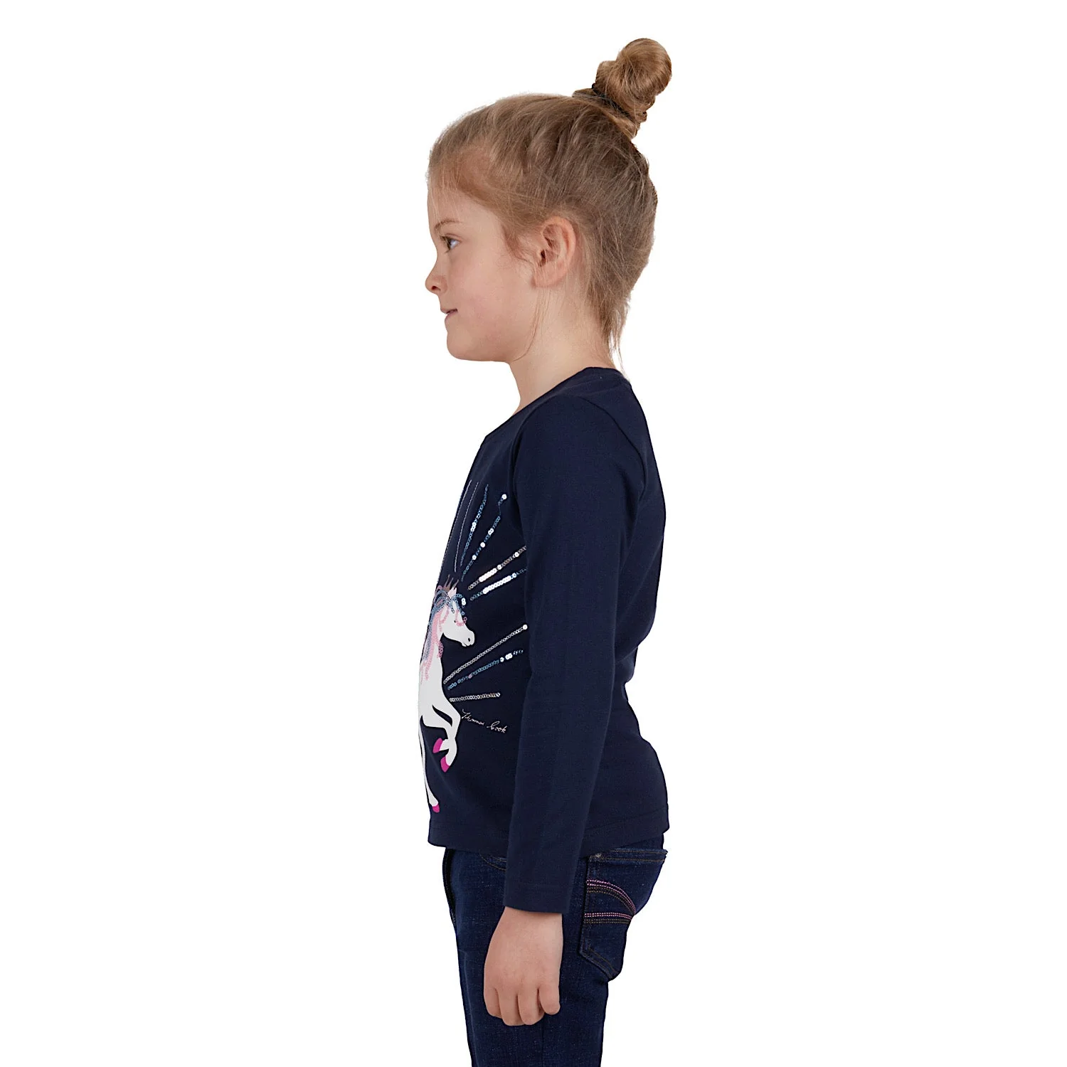 Thomas Cook Girls Dora Long Sleeve Tee Navy - Image 2