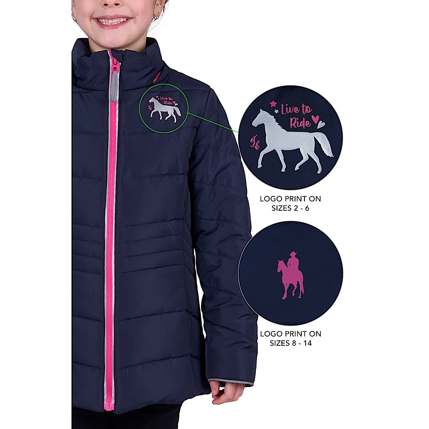 Thomas Cook Girl's Lucy Jacket - Navy - Image 3