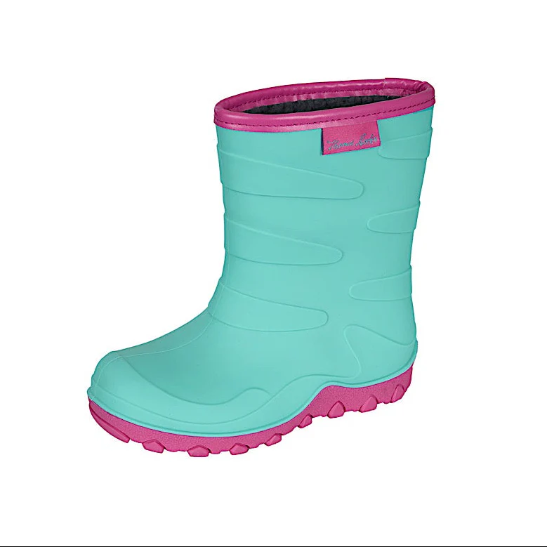 Thomas Cook Infant's Norfolk Gumboot - Turquoise / Fuschia