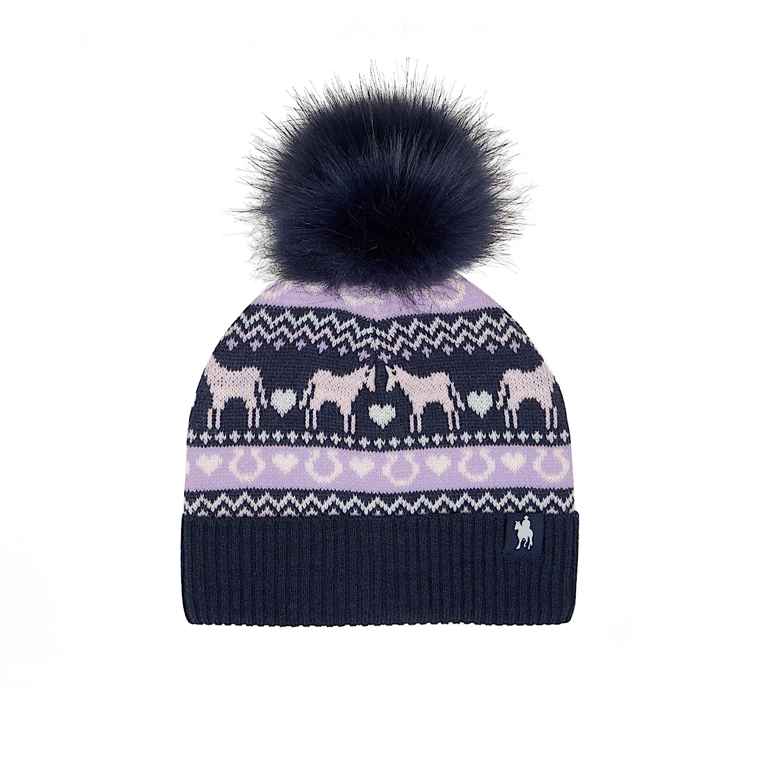 Thomas Cook Kid's Emilia Beanie - Navy / Lilac