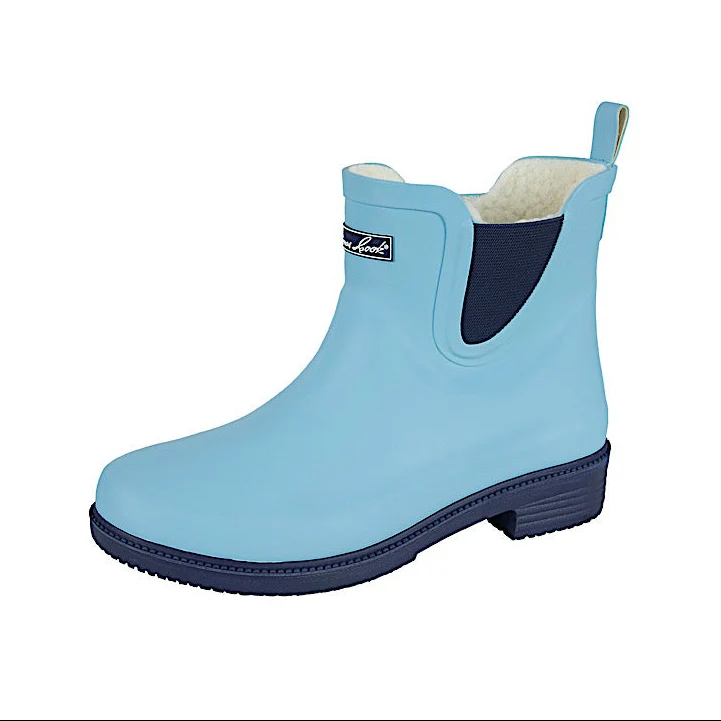 Thomas Cook Kid's Wynyard Gumboot - Pale Blue / Navy