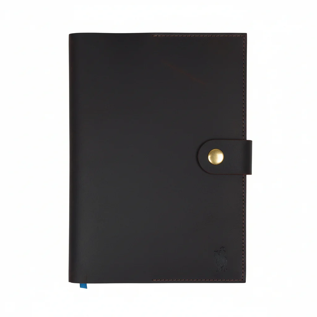 Thomas Cook Leather Notebook - Dark Tan - Image 2