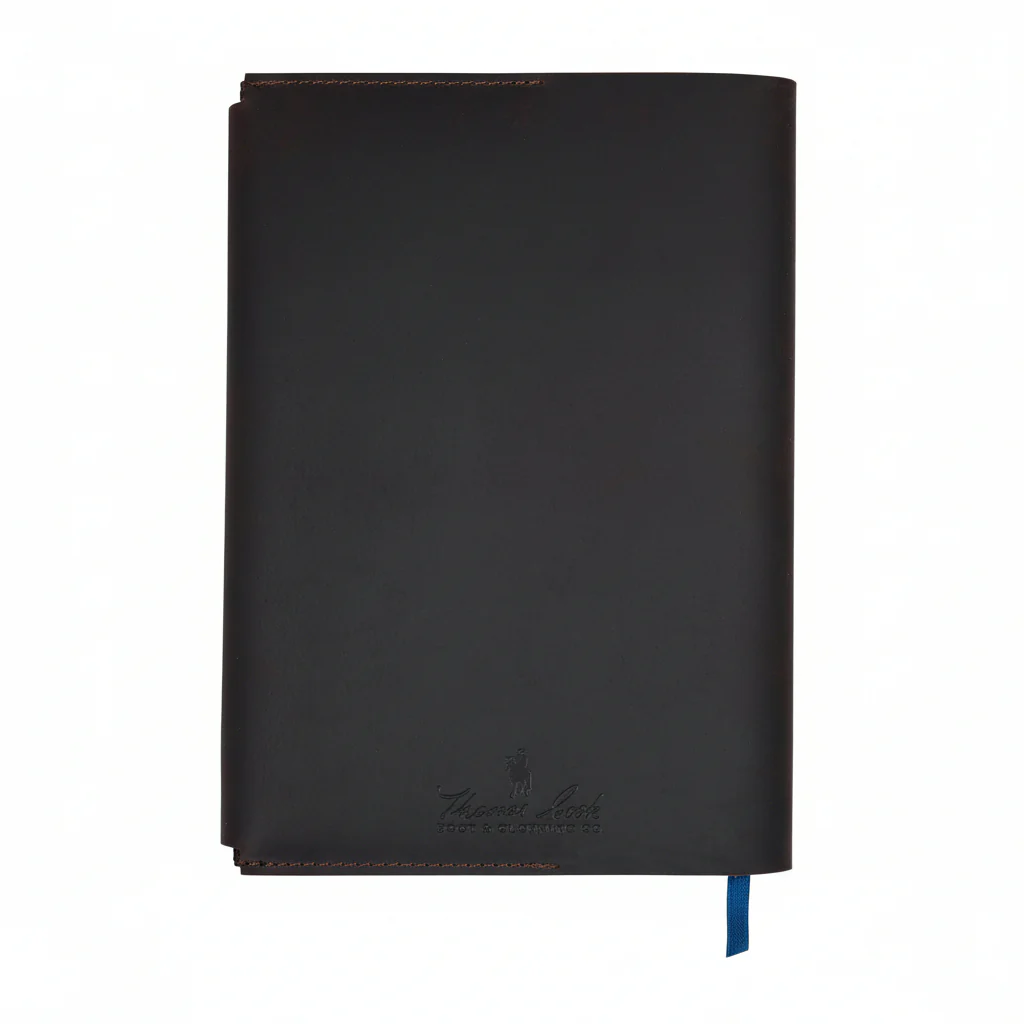 Thomas Cook Leather Notebook - Dark Tan - Image 3