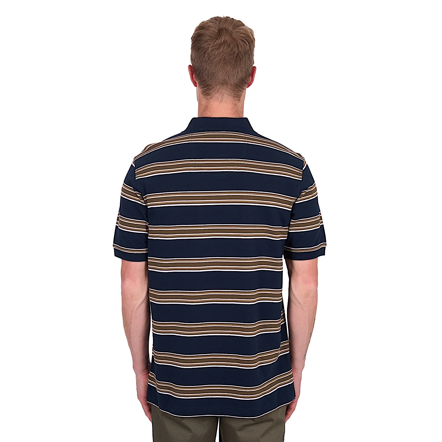 Thomas Cook Men's Anthony Polo - Navy/Dark Tan - Image 4