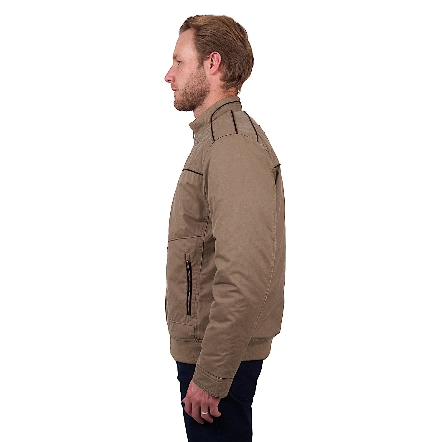 Thomas Cook Men's Cam Faux Oilskin Jacket - Camel - Image 3