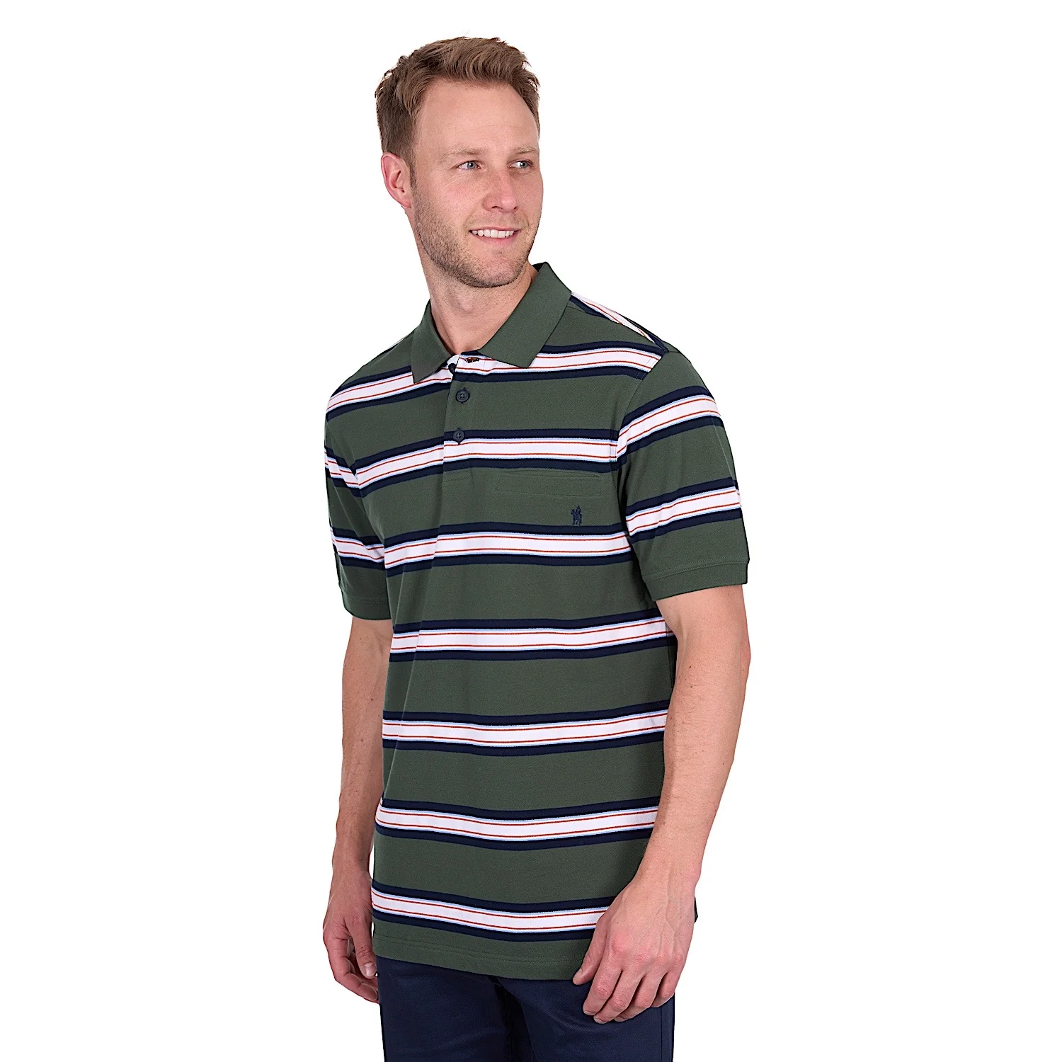 Thomas Cook Men's Chad Polo - Navy/Green