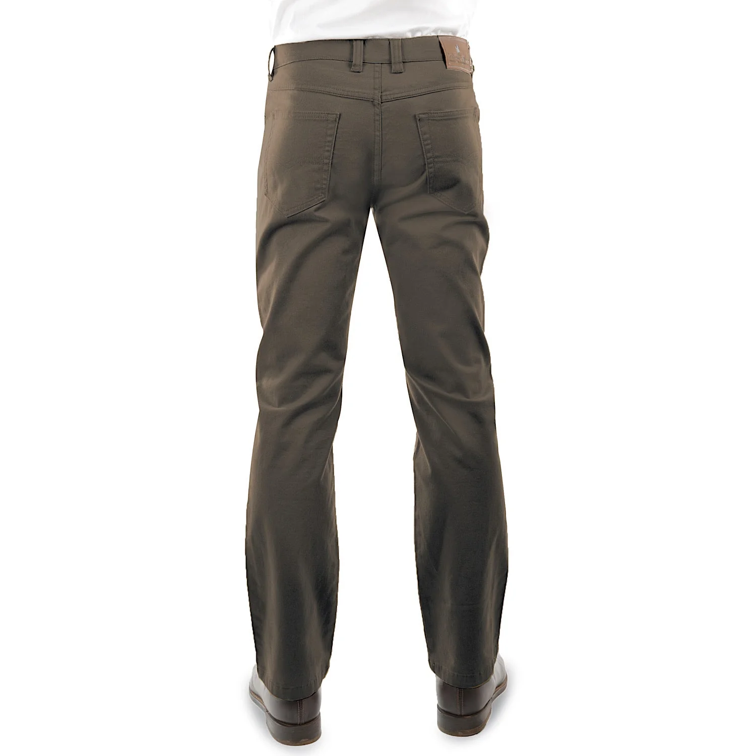 Thomas Cook Men's Coloured Wool Denim Jeans 32" Leg Greystone - Image 2