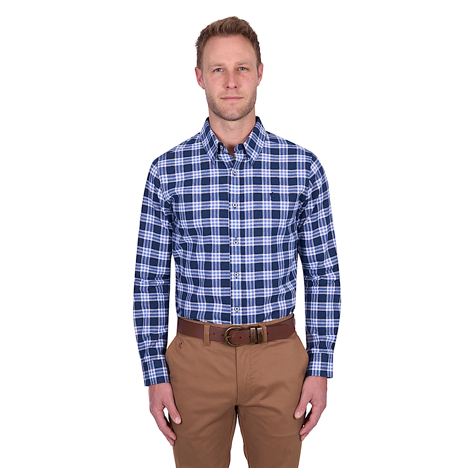 Thomas Cook Men's Dale Linen Shirt - Navy/White - Image 2