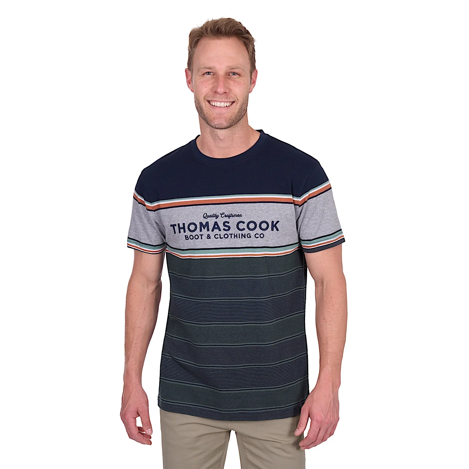 Thomas Cook Men's Dion Tee - Navy/Green