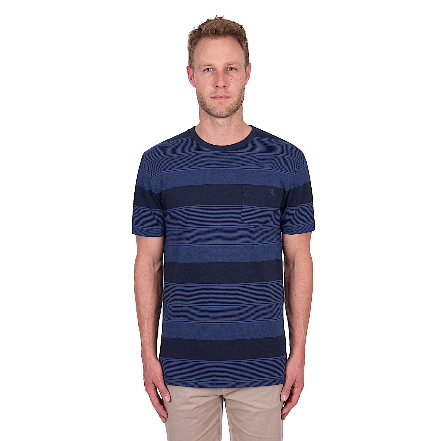 Thomas Cook Men's Edward Tee - Navy/Blue Ocean - Image 2