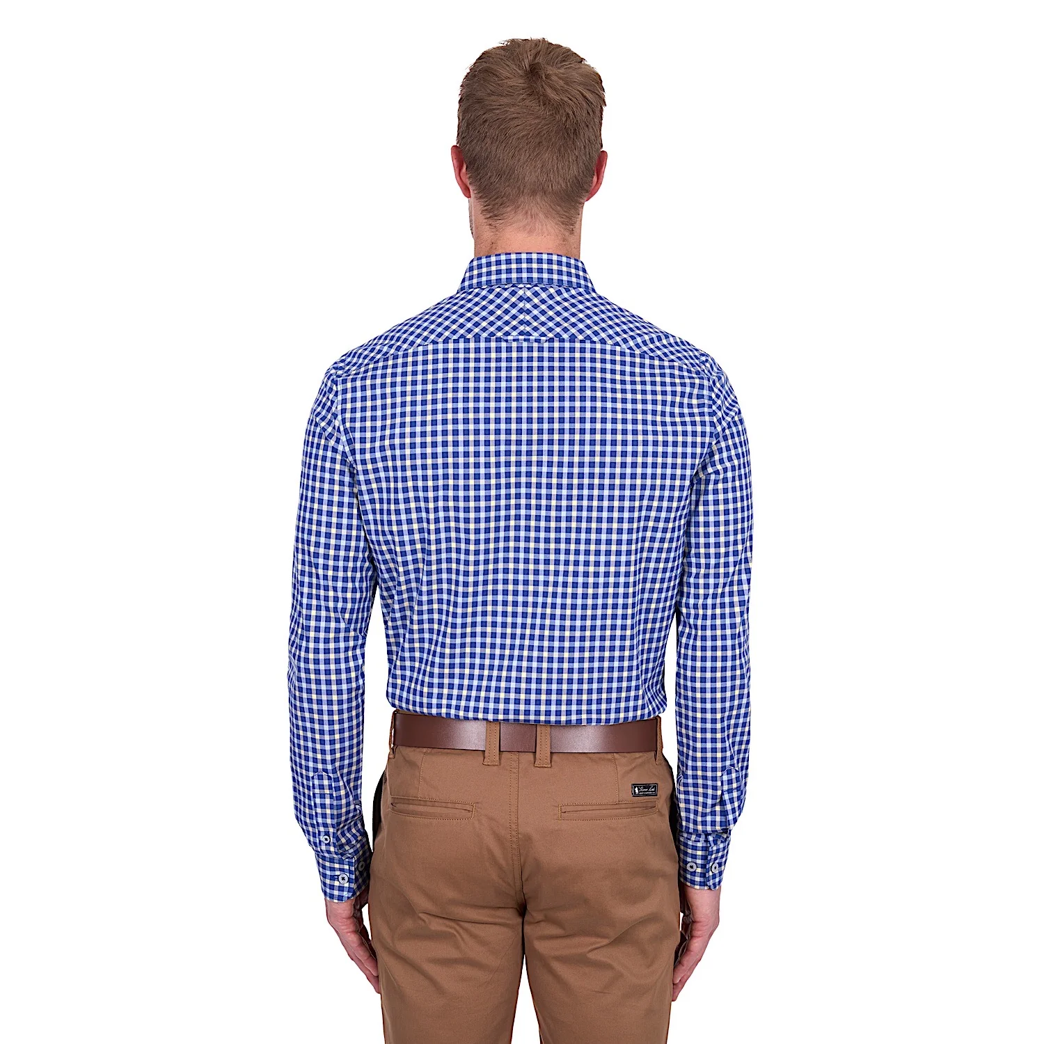 Thomas Cook Men's James Tailored Shirt - Royal/Yellow - Image 4
