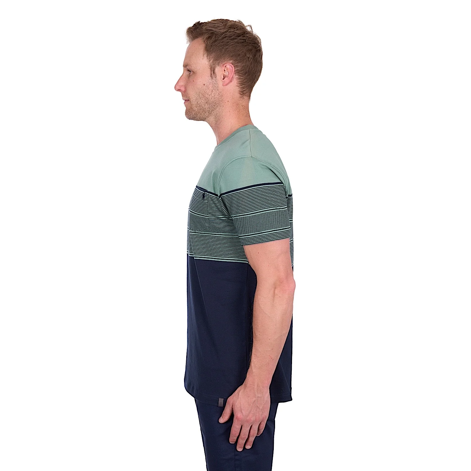 Thomas Cook Men's Jason Tee - Navy/Sage - Image 3