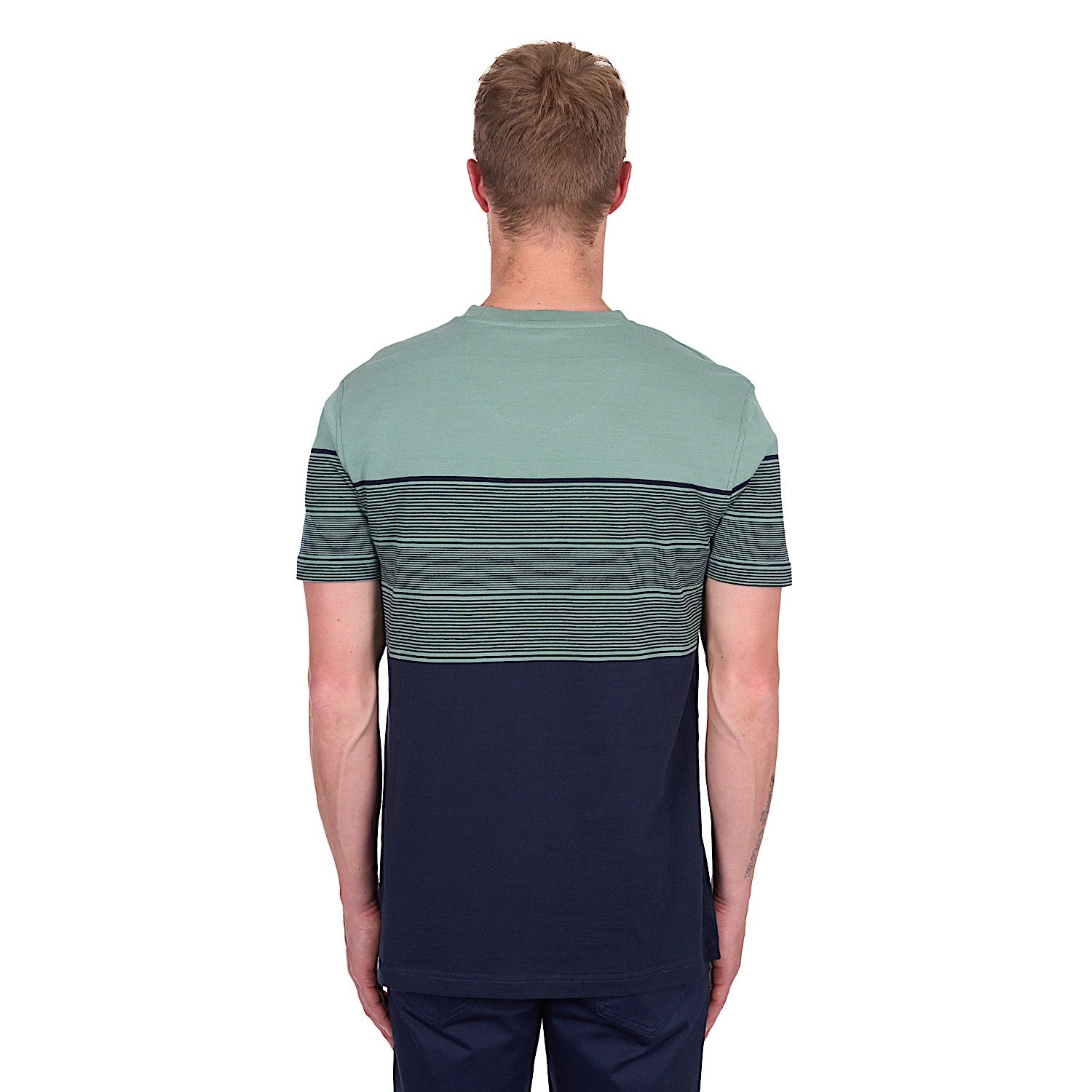 Thomas Cook Men's Jason Tee - Navy/Sage - Image 4