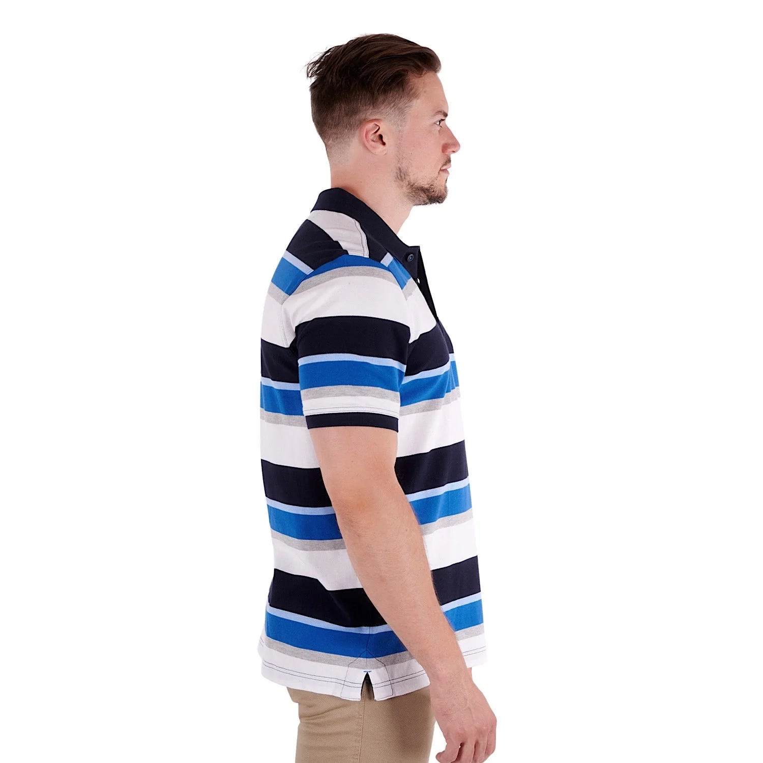 Thomas Cook Mens Morris S/S Polo Navy/Royal - Image 3
