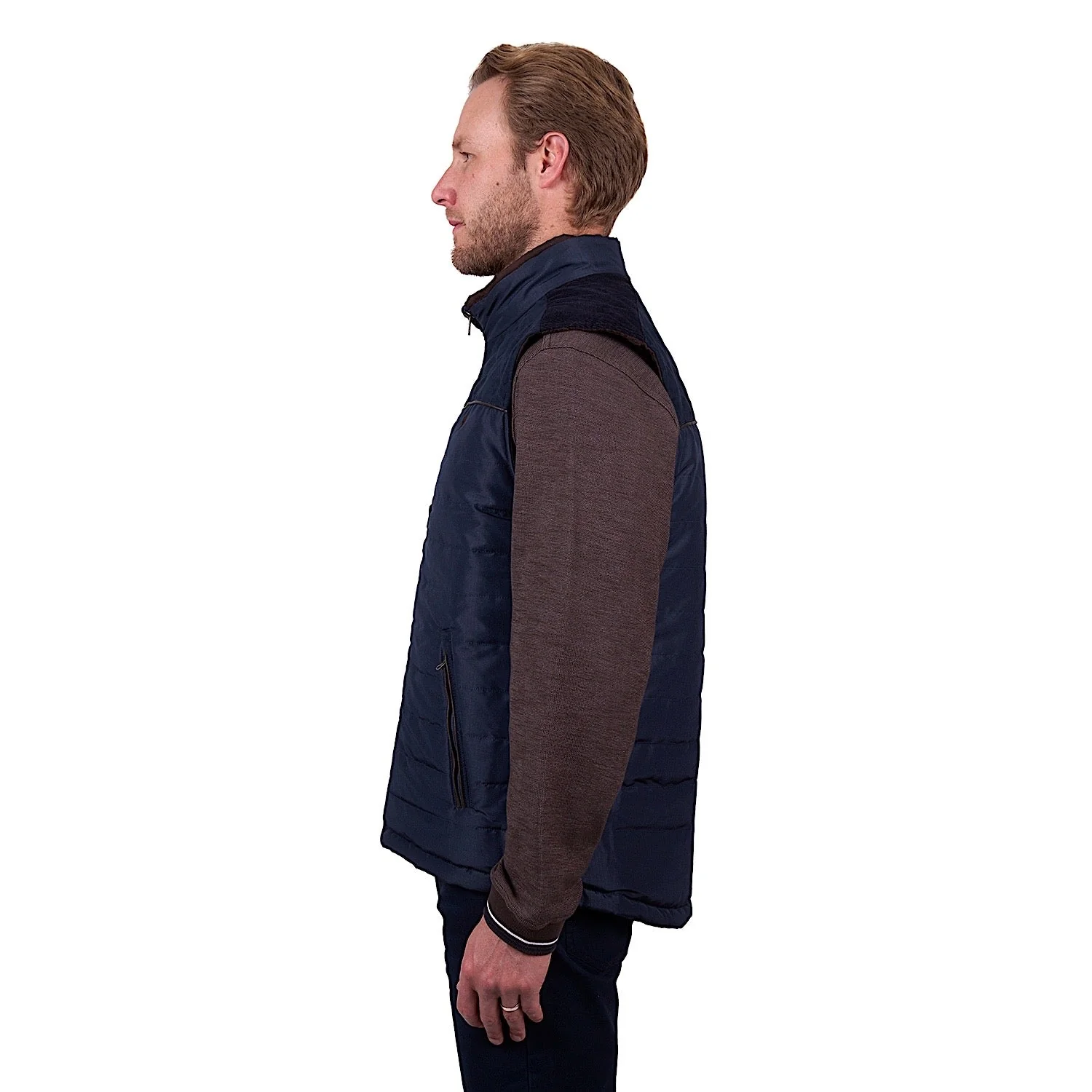 Thomas Cook Men's Nathan Reversible Vest - Dark Brown/Navy - Image 6
