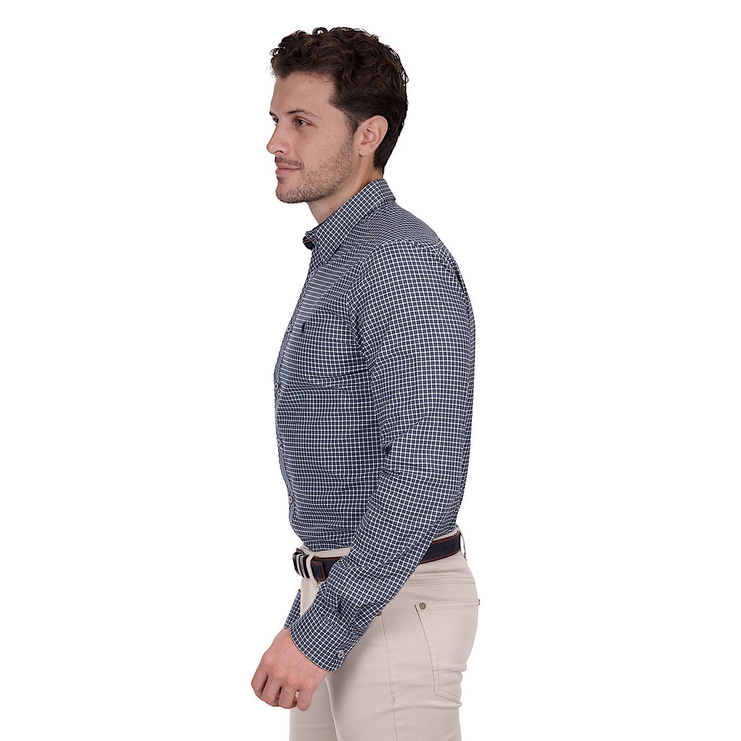 Thomas Cook Men's Ryan Tailored Shirt - Navy / Blue - Image 3