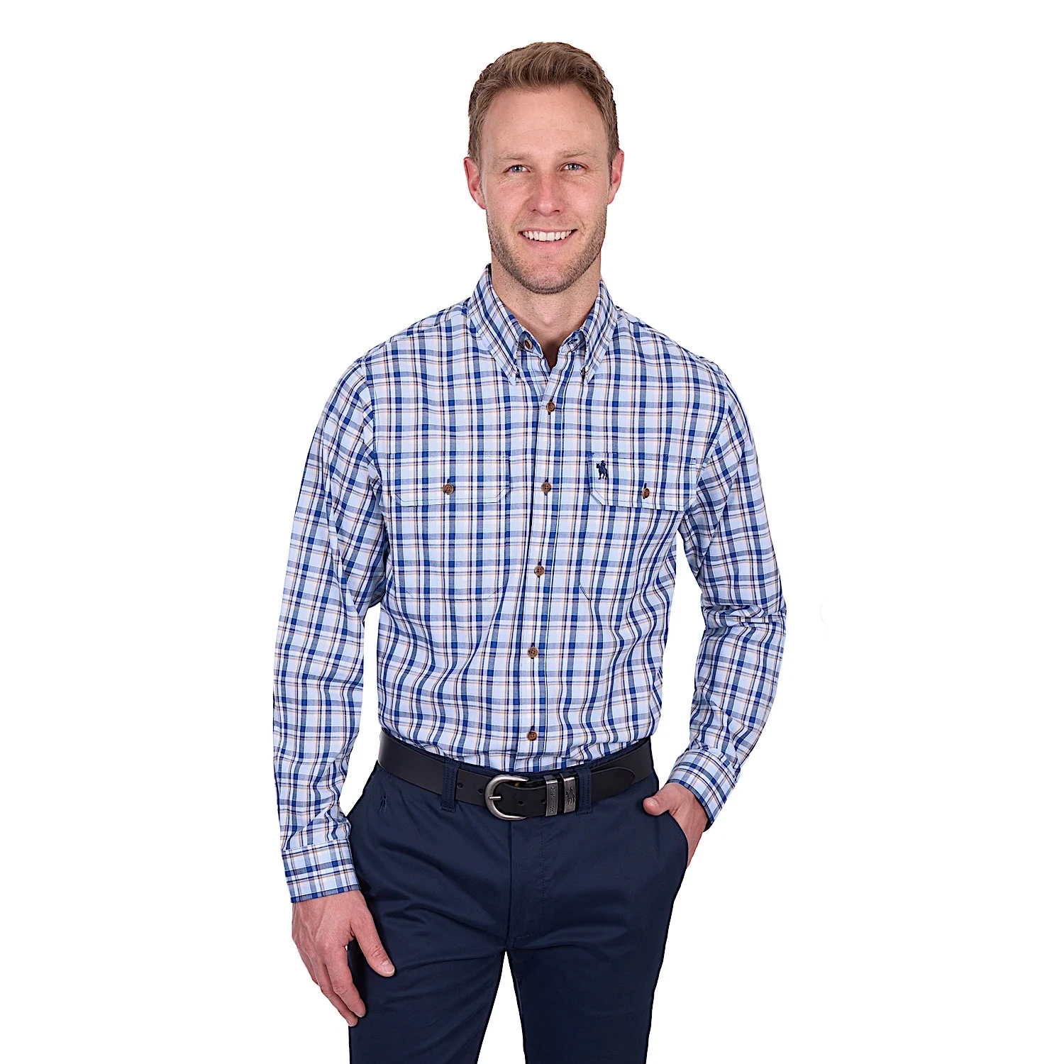 Thomas Cook Men's Thomas Shirt - Navy/Light Blue