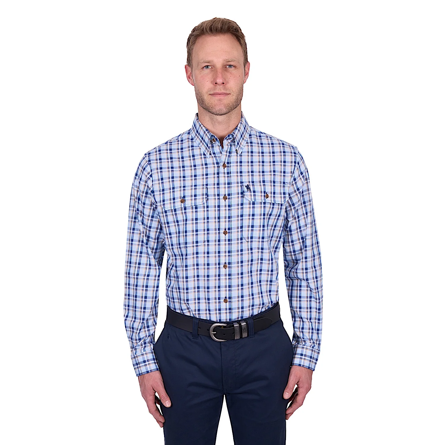 Thomas Cook Men's Thomas Shirt - Navy/Light Blue - Image 2