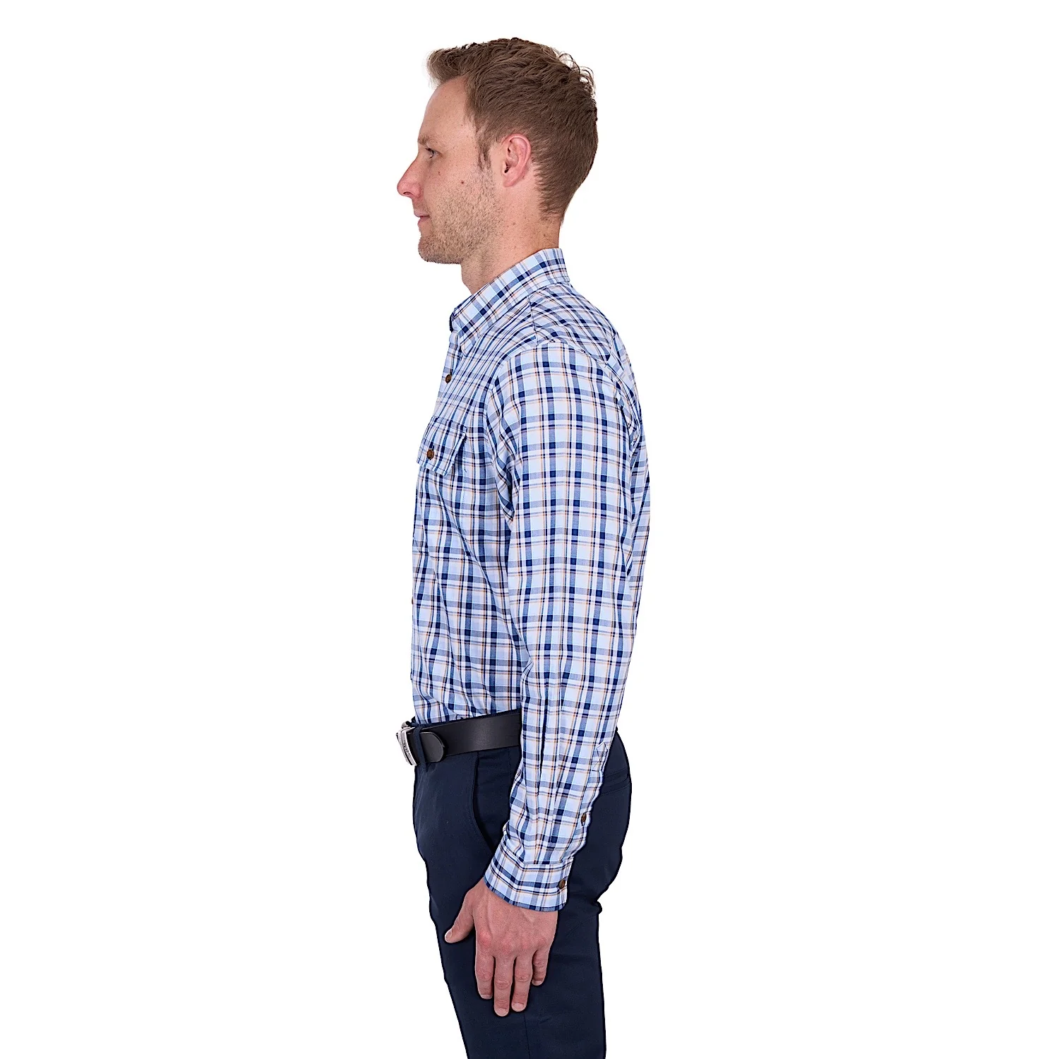 Thomas Cook Men's Thomas Shirt - Navy/Light Blue - Image 3